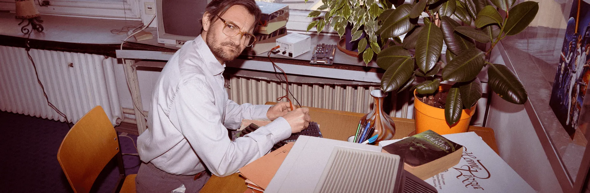 Das Guid.New Team im Retro-Look mit Stefan