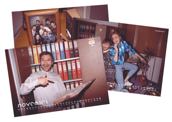 Der Guid.New Retro-Kalender 2022 als Vorschau