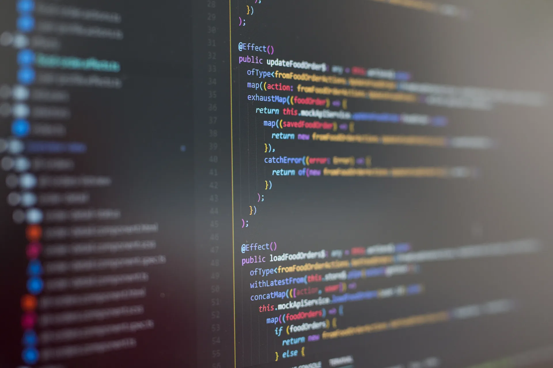 TypeScript-Code in einem Editor bei Guid.New