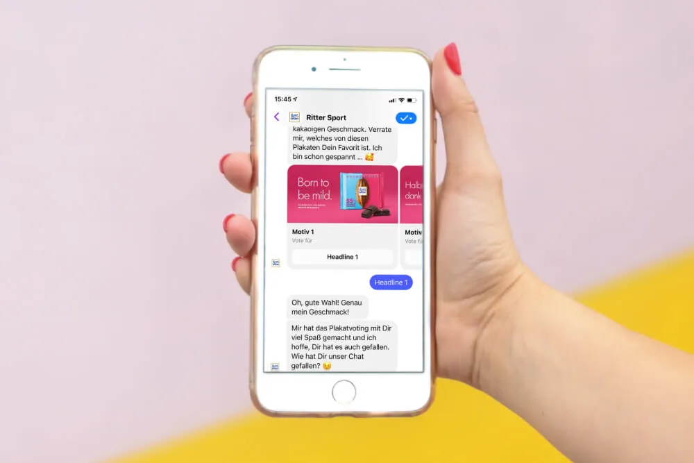 Case Study: Ritter Sport – Chatbot Entwicklung